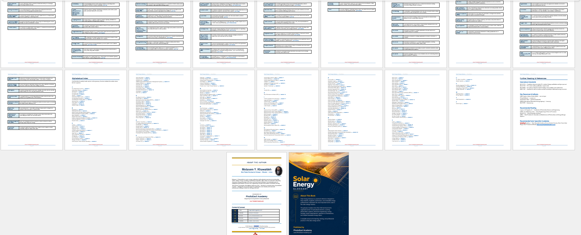 Solar Energy Glossary (Book) 1st Edition
